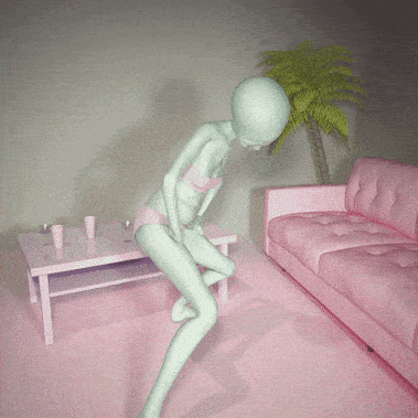 just a twerking alien celebrating you being a badass