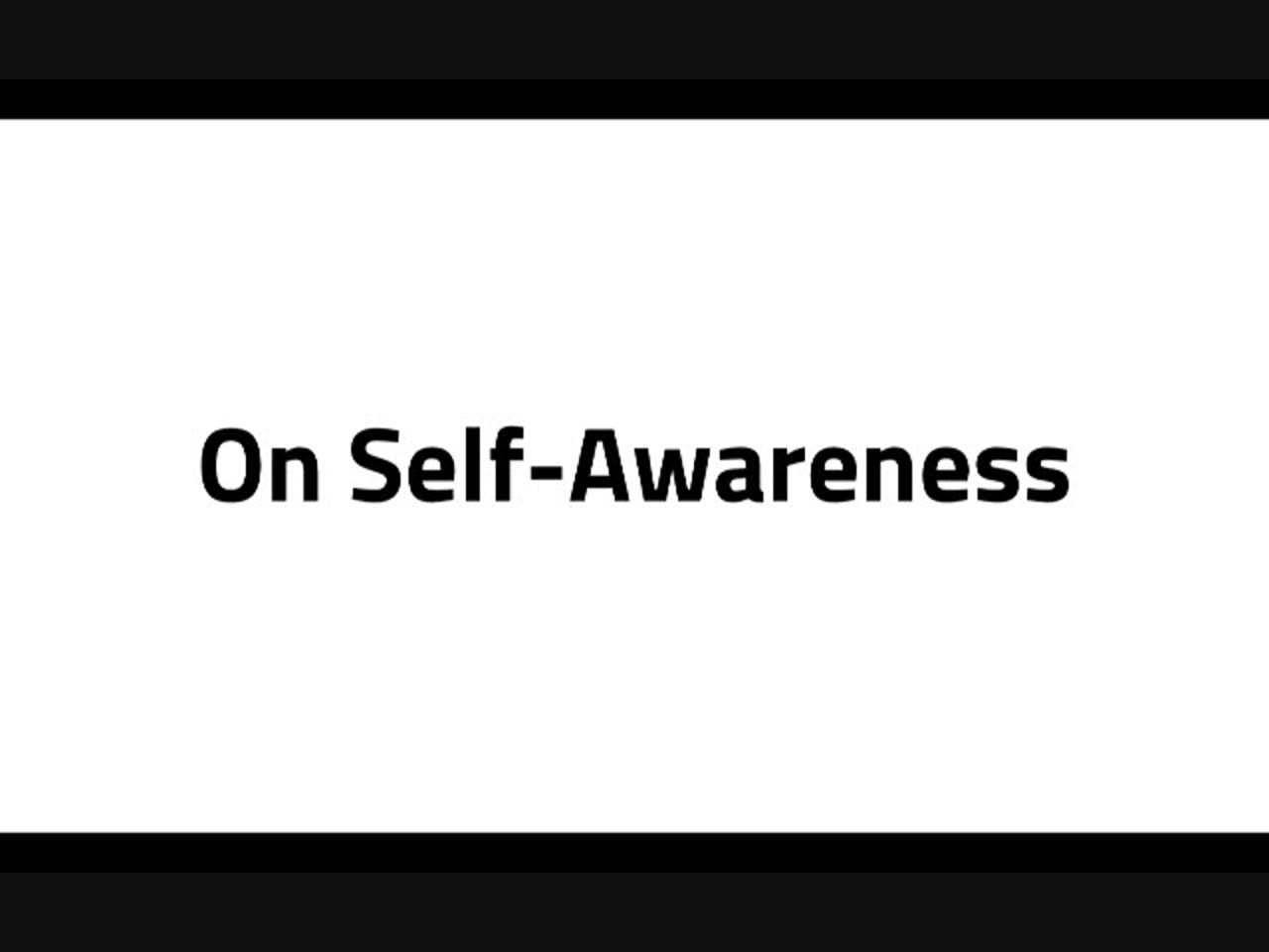 7 - On Self-Awareness