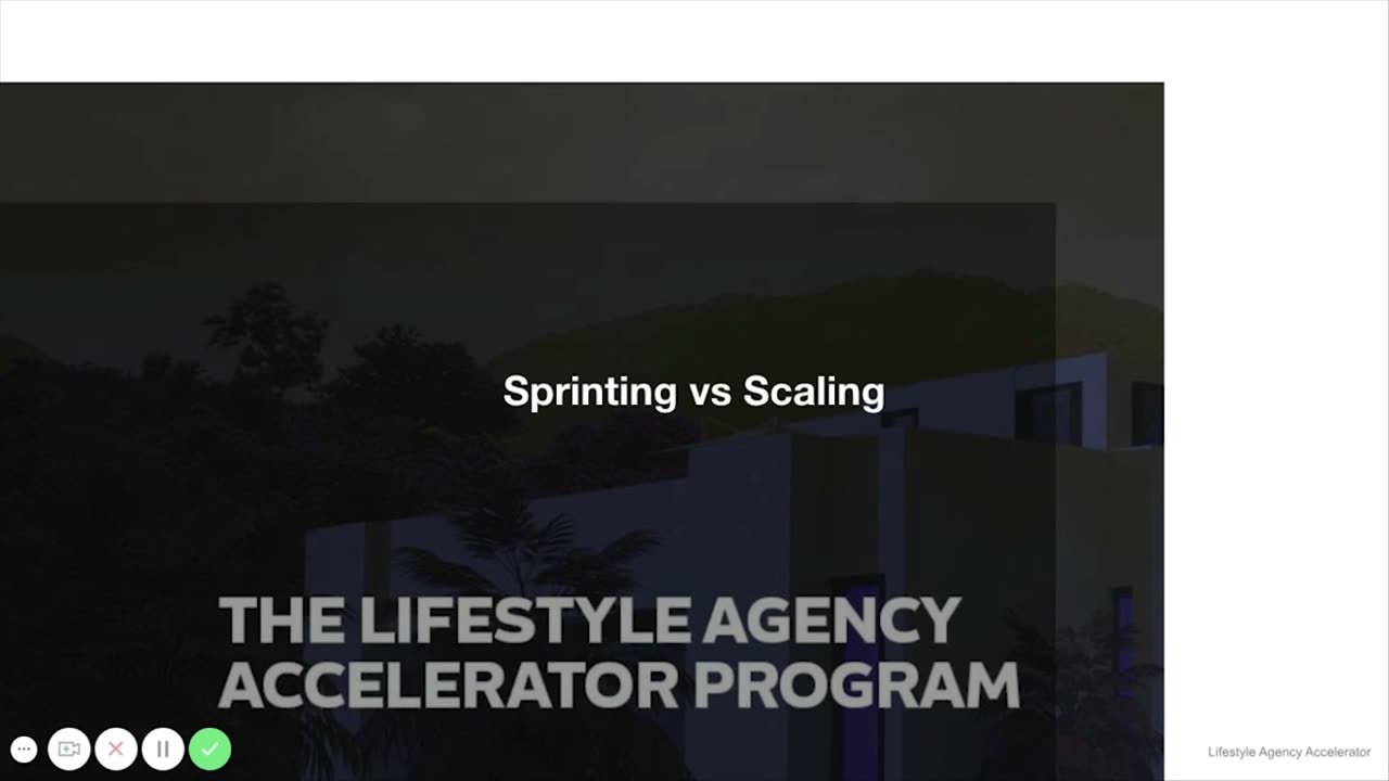 3 - Sprinting Vs Scaling